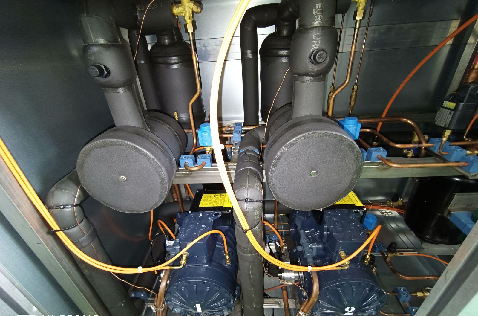 I due compressori della centrale