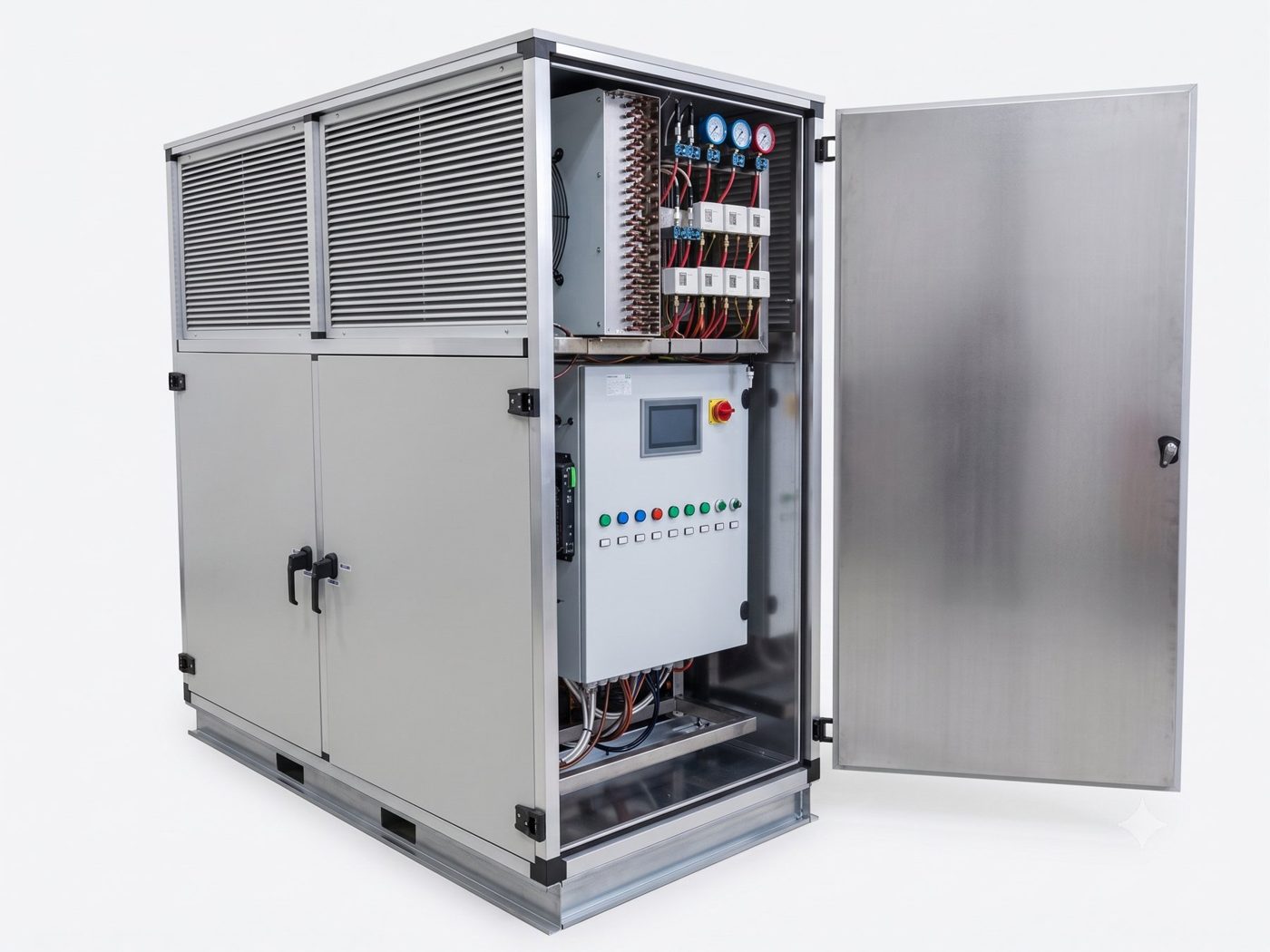Centrale frigorifera COLD CTRL carenata, con quadro e schermo touch